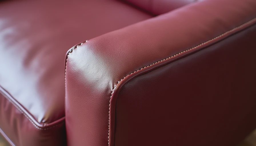 Illustration for leather sofa