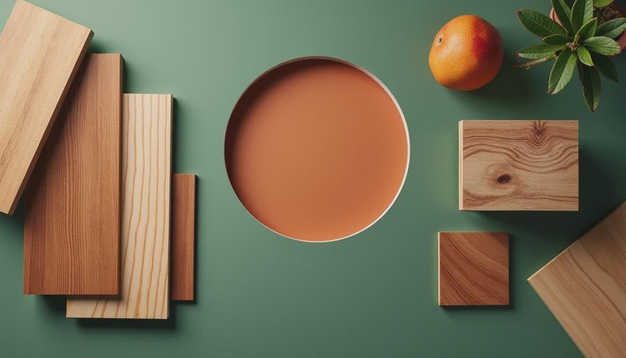 Visual context for kinds of wood