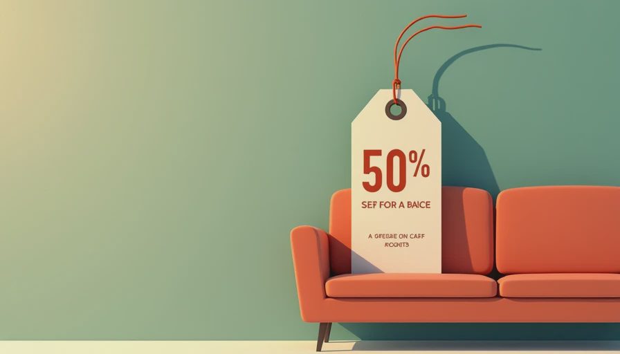 Visual context for furniture outlet