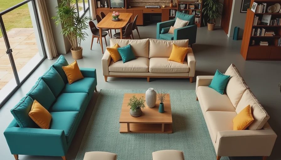 Visual context for affordable couches