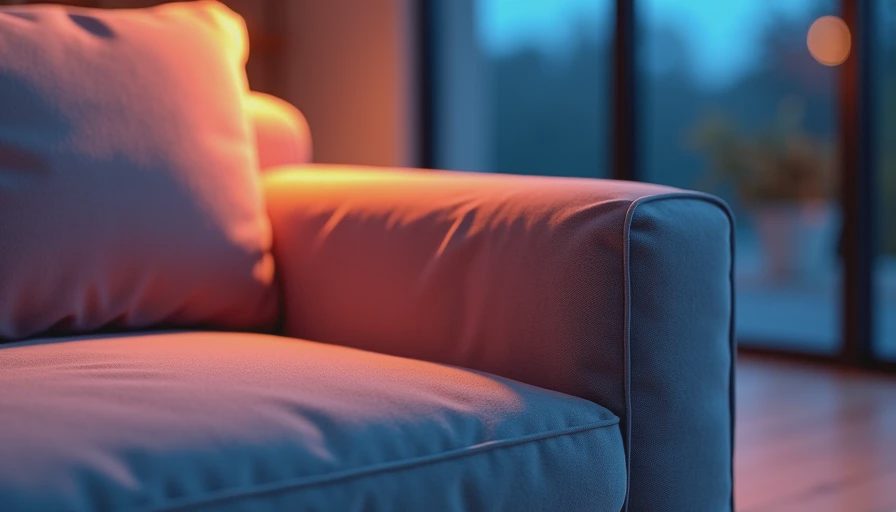 Illustration for most comfortable sofa